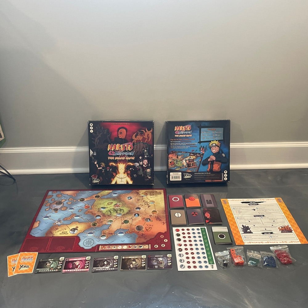 Naruto Shippuden The Board Game Replacement Pieces Yoka Board Games Anime